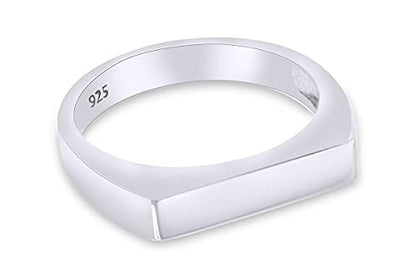 AFFY Stackable Signet Ring 14K Gold Plated Sterling Silver