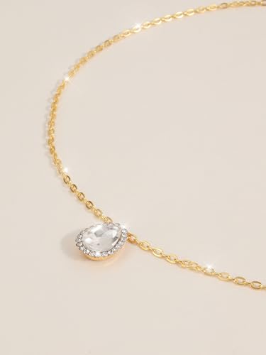 Multi-Layer Rhinestone Body Chain for Women Gold/Silver Tone Chest & Back Chain Beach Party Nightclub Jewelry - color: Back chain
