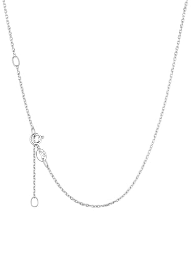 ChicSilver 1.1mm/ 1.5mm 925 Sterling Silver Chains for Women Dainty Thin Silver Necklace Chain for Women - 16/18/20/22/24 Inch - color: 1.1mm Width - Silver, size: 20 Inches Length