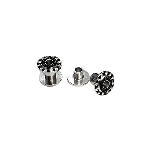 Screw Fit Plug Earrings Surgical Steel Ear Plug Gauges Center Tunnels Ear Gauges Screw Plugs with Black & Clear CZ Gems Piecing Jewelry - size: 22mm - 7/8"