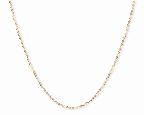 Cherished Moments Chains, .925 Sterling Silver or 14K Gold-Plated - color: Gold Rolo-14