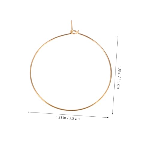 SHERCHPRY 10pcs Large Hoop Earrings for Women Lightweight Oversized Circle Dangles Fade Resistant Finish Versatile Jewelry for Weddings Parties Everyday Wear