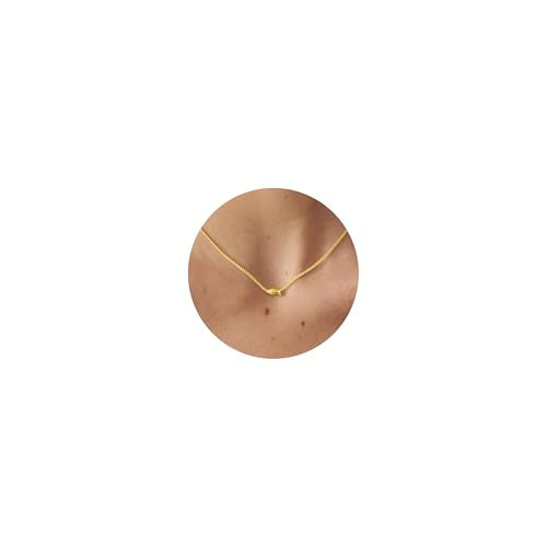 LLWOM Gold Necklace for Women-14k Gold Plated Infinity Necklace Star Of David Necklace Evil Eye Cross Pendants Heart Dainty Gold Necklace For Women - color: Gold -Fish