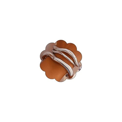 Chunky Gold Bangle Bracelets for Women Trendy Irregular Statement Cuff Bracelets Stack Wide Minimalist 3PCS Bangle Set Jewelry - style: Silver B
