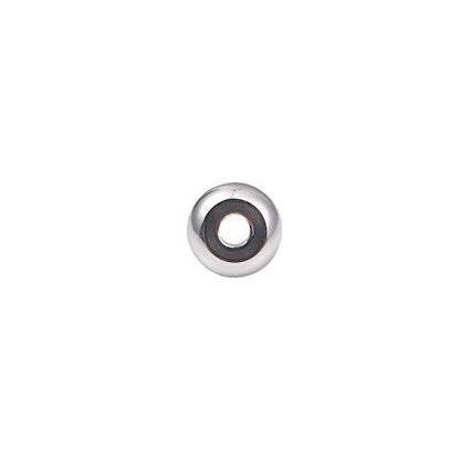 Stainless Steel Spacer Beads 8x4mm Rondelle Loose Charm Caps Beads for DIY Jewelry Making 50pcs with 2.5mm Hole - color: 8x4mm 2.5mm