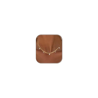 Gold Choker Necklace for Women, Dainty Gold Necklace 14k Gold Plated Simple Coin Butterfly Choker Necklaces for Women Trendy Charm Cute Non Tarnish Gold Necklace Fashion Waterproof Jewelry - color: B-Gold