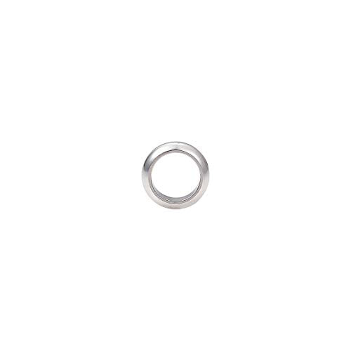 Stainless Steel Spacer Beads 6x2mm Rondelle Loose Charm Caps Beads for DIY Jewelry Making 100pcs with 4mm Hole - color: 6x2mm 4mm