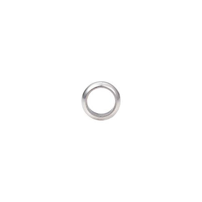 Stainless Steel Spacer Beads 6x2mm Rondelle Loose Charm Caps Beads for DIY Jewelry Making 100pcs with 4mm Hole - color: 6x2mm 4mm