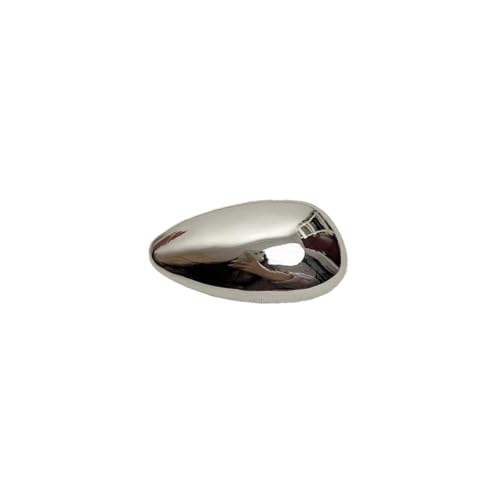 Chunky Teardrop Brooch for Women Vintage Geometric Metal Brooch Fashionable Irregular Round Corsage Lapel Gold Silver Waterdrop Lapel Pins Dresses Coats Scarves Shawl Clip Cocktail Holiday Party Jewelry for Men and Women - color: Silver1