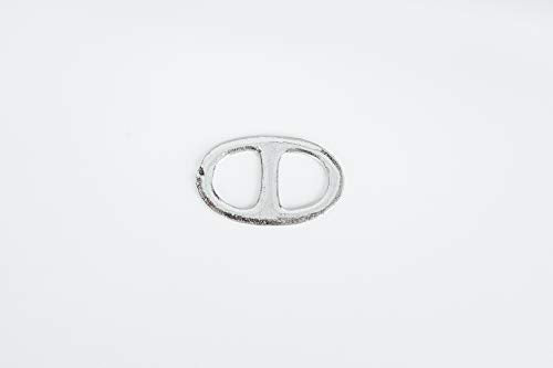 Handmade Pewter Scarf Rings and Slides - Metal Clip for Women Scarves - American Made - style: Small Oval Scarf Ring