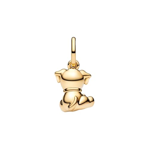 925 Sterling Silver Charms fits Bracelets and Necklace Pendant Bead Charms Jewelry Gift for Women Family Friends - style: Gold Dog Charm