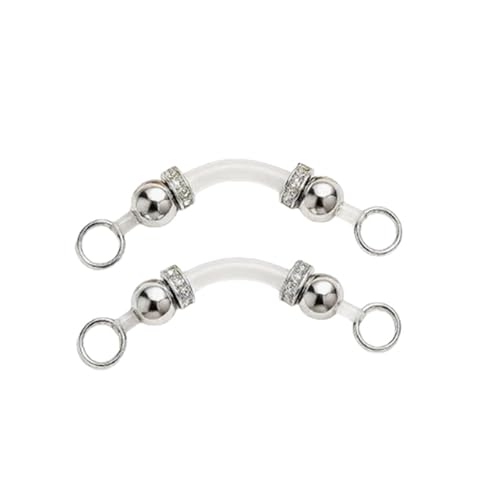 Nipple Covers for Women Painless Trinket Valentine Accent Bedroom Adornment Non Pierced Adjustable Charm Rings - color: Silver