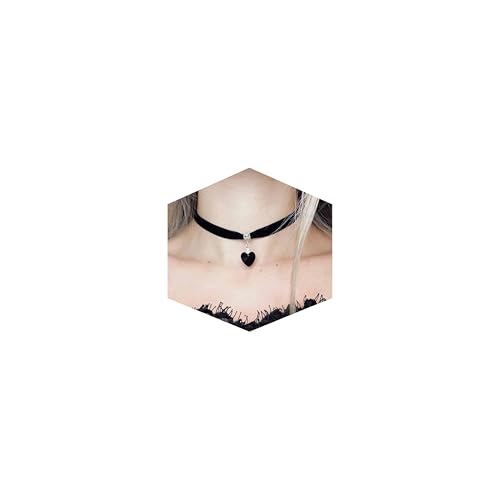 Fesciory Black Necklaces for Women, Adjustable Layered Velvet Leather Lace Collar Necklace, Goth Jewelry Gifts. - color: black