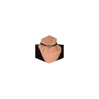 Fesciory Black Necklaces for Women, Adjustable Layered Velvet Leather Lace Collar Necklace, Goth Jewelry Gifts. - color: Circle