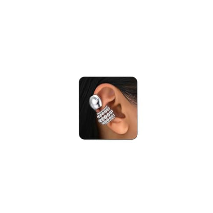 Gold Ear Cuff for Women Non-Piercing Earrings Clip-On Cartilage Earring Gold Plated Beaded Ear Cuff Climber Non-Pierced Wrap Around Earring for Cartilage Dainty Fake Piercings Earings