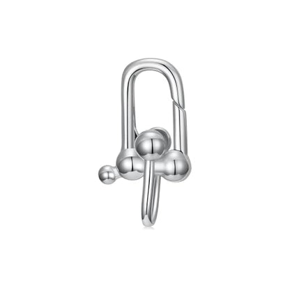 925 Sterling Silver Double Opening Lobster Clasp, Necklace Bracelet Anklet Jewelry Extender Clasp for DIY Jewelry Making (Style 7) - style: style 7