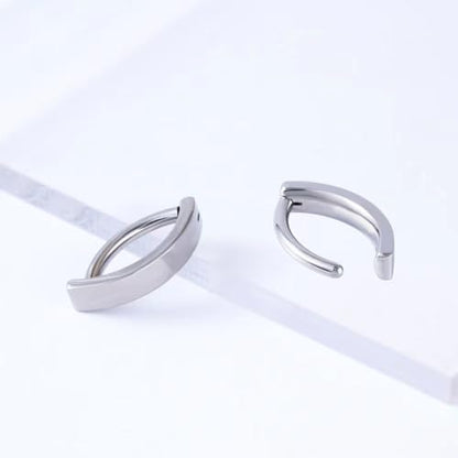 Clicker Belly Button Ring Hoop Belly Button Ring 14G Navel Ring | Surgical stainless steel hinged belly button ring for belly button piercing, navel body jewelry for women and men - color: 6pcs Mixed Color