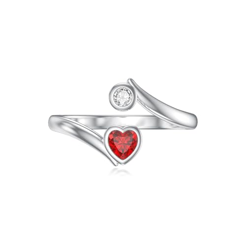 Midari Toe Rings for Women 925 Sterling Silver Hypoallergenic Adjustable Open Band Ring for Women Summer Beach Open Toe Jewelry Foot Jewelry - color: Heart Toe Ring-2, size: Adjustable