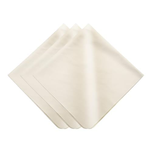 PATIKIL 3Pcs Soft Eyeglass Cloths, 15.8 x 15.8 Electronics Microfiber Cleaning Cloths Eyeglass Cleaning Fabric for Lens Wipes Glasses Cleaner Jewelry LCD Screens Cameras, Beige - color: Beige