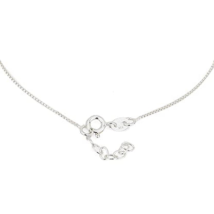 Vanbelle Sterling Silver Jewelry - Silver and Yellow Gold Plated 925 Stamp - Smiling-Sun Celestial Anklet - Stylish Beautifully Designed for Women - 9" Long + 1" Extender