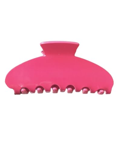 Almere Hair Claw Clip, Striped and Camo Pattern, Women's Hair Accessories for Thick or Thin Hair, 4 inch No-Slip (Strawberry) - color: Strawberry