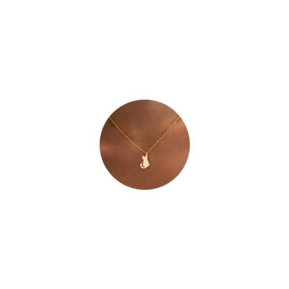 LLWOM Gold Necklace for Women-14k Gold Plated Infinity Necklace Star Of David Necklace Evil Eye Cross Pendants Heart Dainty Gold Necklace For Women - color: Gold-Cat