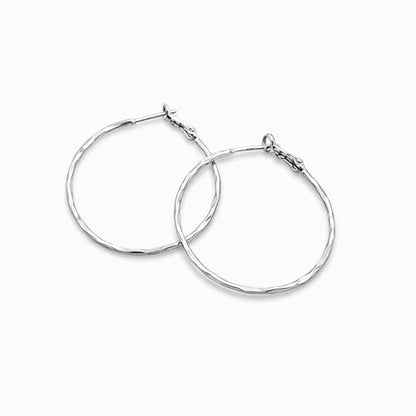 Hoop Earrings for Women, Hypoallergenic Stainless Steel Lightweight Thin Large Big Hoops Earrings Set for Women, Non Tarnish for Jewelry Gift 40MM - color: Silver-40mm