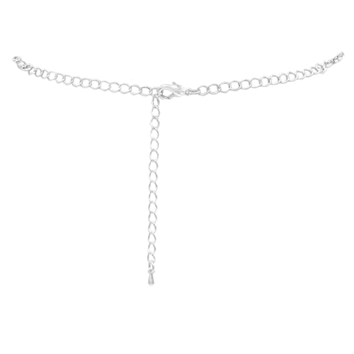 Rosemarie Collections Women's Stunning Rhinestone Crystal Teardrop Statement Necklace Hypoallergenic Drop Earrings Set, 15"+6" Extender - color: Rose Pink Silver Tone