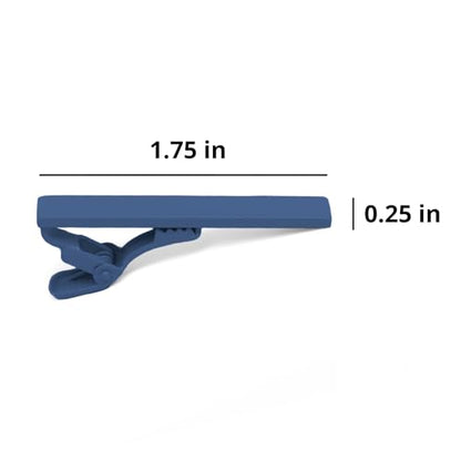 tiemart Tie Bar - style: Blue