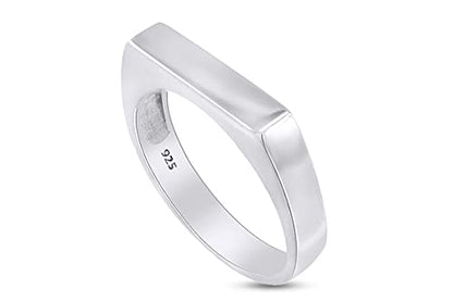 AFFY Stackable Signet Ring 14K Gold Plated Sterling Silver