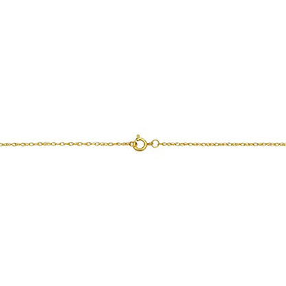 Kooljewelry Womens Classic Rope Chain - 10k Yellow Gold Barely-There Necklace, Thin Lightweight - size: 20 inch, style: 0.9 mm wide