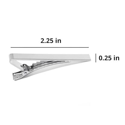 tiemart Tie Bar - style: Silver