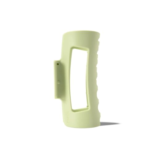 Mello Medium Hair Clip - Flexible Comfort Hair Claw for Women, Strong Hold for Thick & Thin Hair Styling, Durable Material, Matte Non-Slip Finish, Made in Korea, Patent Pending (Green, Medium) - color: Green