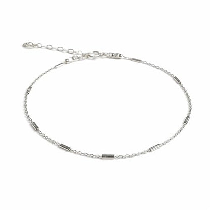 Sterling Silver Chain Bracelets for Women - Dainty 925 Silver Adjustable Bracelets, Minimalist Layering Jewelry, Stackable Chain Styles - style: E