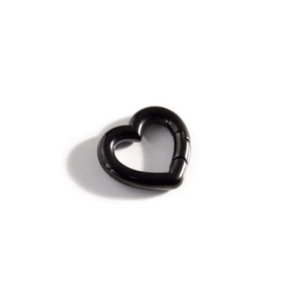 1Pc Oval Spring Clasps Clips Connector Rings for Keychain DIY Crafts (Black-D) - color: Black-D