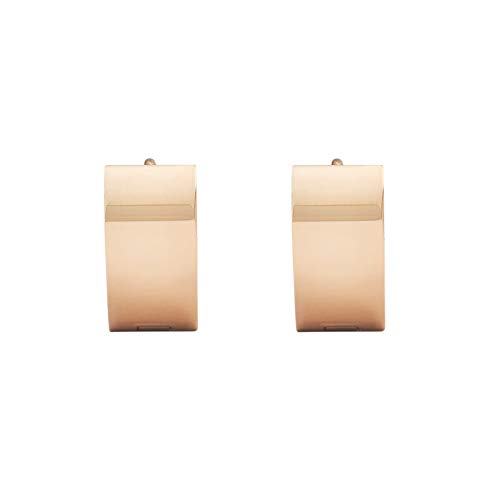 Small Hoop Huggie Earrings For Mens Womens - color: Rose Gold