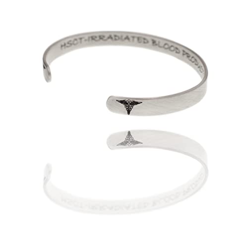 Custom .925 Sterling Silver Medical Alert Cuff Bangle Bracelet – Personalized Emergency Info