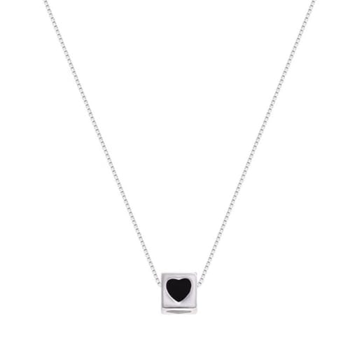 Irregular Heart Necklace for Women Y2k Pink Zircon Pearl Diamond Women's Fashion Pendant Hot Fashion Pink Jewelry for Women - color: Style20