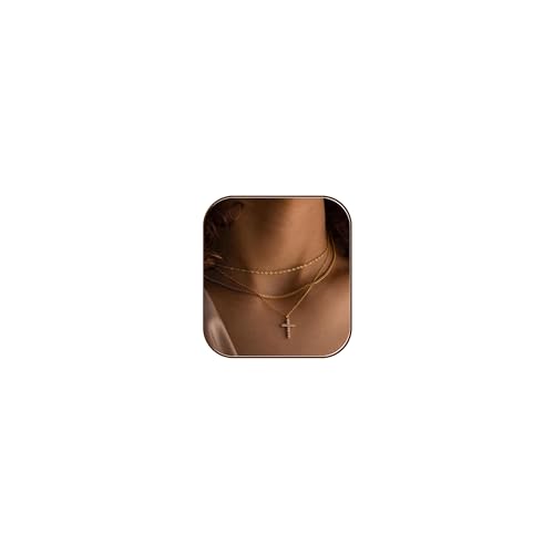 XIXINI Layered Necklaces for Women, Dainty Gold Necklace Stack 14k Gold Plated Layering Pendant Necklace Set Simple Statement Gold Necklaces for Women Trendy Fashion Waterproof Gold Jewelry - color: Gold-Set 2