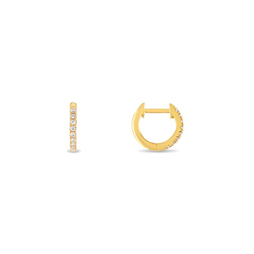 Barzel 18K Gold Plated Cubic Zirconia Huggie Cuff Earrings For Women - color: 3 Pack Gold