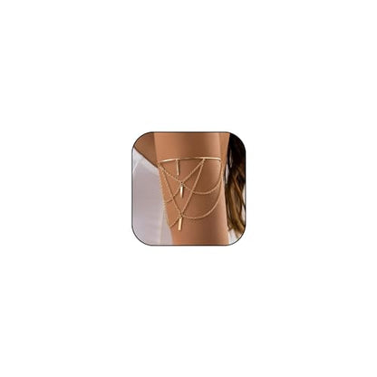 Harry and Henry Arm Cuff Gold Upper Arm Jewelry for Women Adjustable Open Cuff Bangle Bracelets Armband Jewelry Summer Outfits for Women 2026 - color: D:Gold Arm Cuff