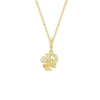 TIZU Initial Necklaces for Women - Dainty 14K Gold Plated Letter Pendant Trendy Personalized Initial A-Z Necklaces Jewelry Gift - color: Gold-P
