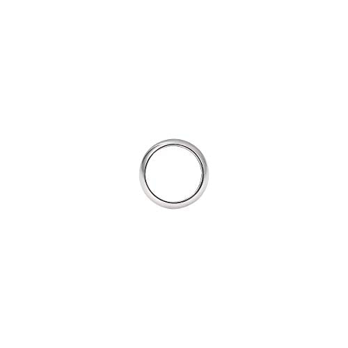 Stainless Steel Spacer Beads 8x2.5mm Rondelle Loose Charm Caps Beads for DIY Jewelry Making 50pcs with 6mm Hole - color: 8x2.5mm 6mm