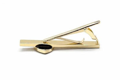 Jerusalem Cross Tie Clip – Gold Christian Tie Bar for Men – Catholic Religious Jewelry, Faith Gift, Wedding & Church Accessory