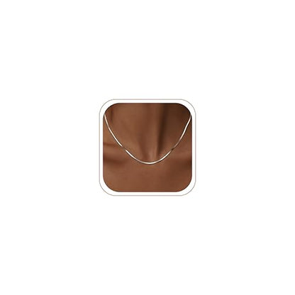 WomenGifts 14K Gold Silver Plated Herringbone Necklace for Women, Dainty Snake Chain Choker, Trendy Simple Long Layered Jewelry Non Tarnish, 3/4/5/8mm,14,16,18,20,22,24,26 Inch Thin & Chunky Options - color: Silver, style: 1.5mm-16inch