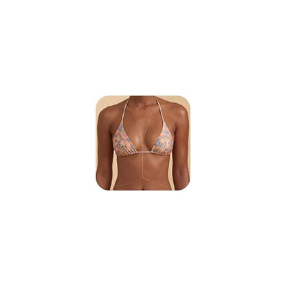 Gold Body Chain for Women, Adjustable Layered Beach Bikini Jewelry | Belly Chain, Waist Chain, Sexy Body Jewelry, Adjustable Fit, Back Chain, Beach Vacation, Festival & Concert - color: Gold-3