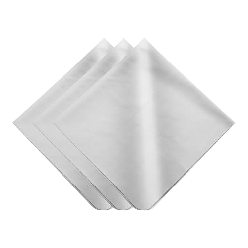 PATIKIL 3Pcs Soft Eyeglass Cloths, 15.8 x 15.8 Electronics Microfiber Cleaning Cloths Eyeglass Cleaning Fabric for Lens Wipes Glasses Cleaner Jewelry LCD Screens Cameras, Light Gray - color: Light Gray