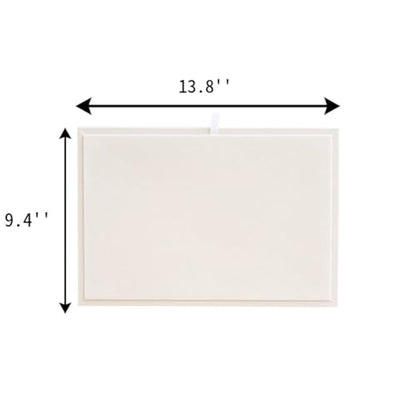 Stratalife Jewelry Tray Lid Compatible for 13.8" x 9.4" x 1.2" Jewelry Tray | Velvet Fabric Wrapped, Dust-proof, Suitable for Jewelry Tray Without Lid