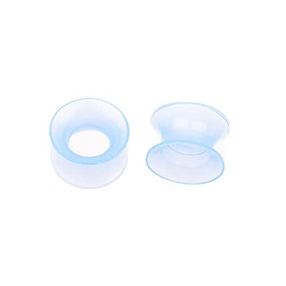 50 PCS Ear Stretching Kit 14Gauges-00Gauges Earring Marble Acrylic Taper Piercing Jewlery Sets - color: Blue