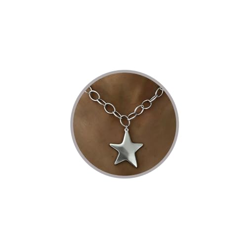 Sora Tuki Chunky Star Necklace for Women Trendy Big Statement Necklace Large Star Pendant Necklaces Thick Chain OT Toggle Necklaces Boho Chunky Jewelry - style: Style 2 - S
